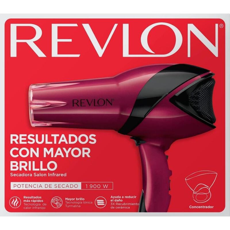 Secadora Cabello Revlon Rvdr5105la1n2 2 Vel Con... image number null