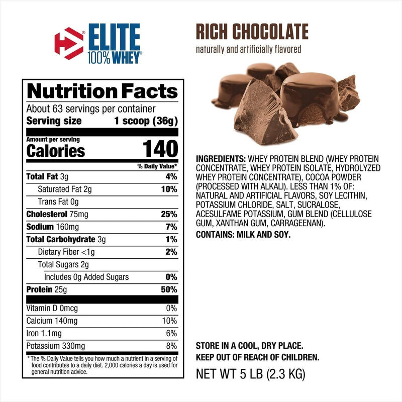 Proteina Elite Whey Dymatize Nutrition Rich Cho... image number null