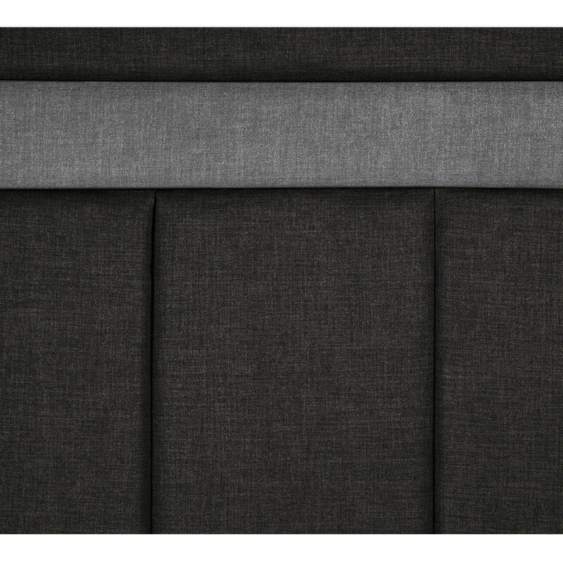 Cabecera King Size Dicasa Bora Gris Oscuro image number null