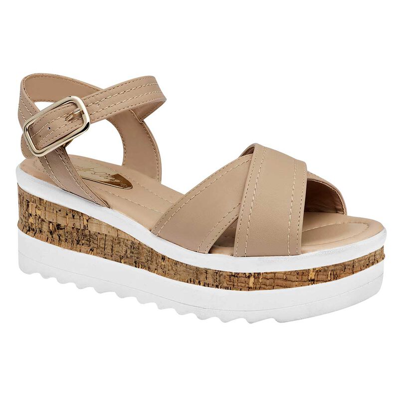 Lady One Sandalia para mujer beige image number null