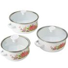 Hot Spot Juego de 3 Ollas de Peltre con Tapa 16, 18 Y 20 cms Hot Spot Z477