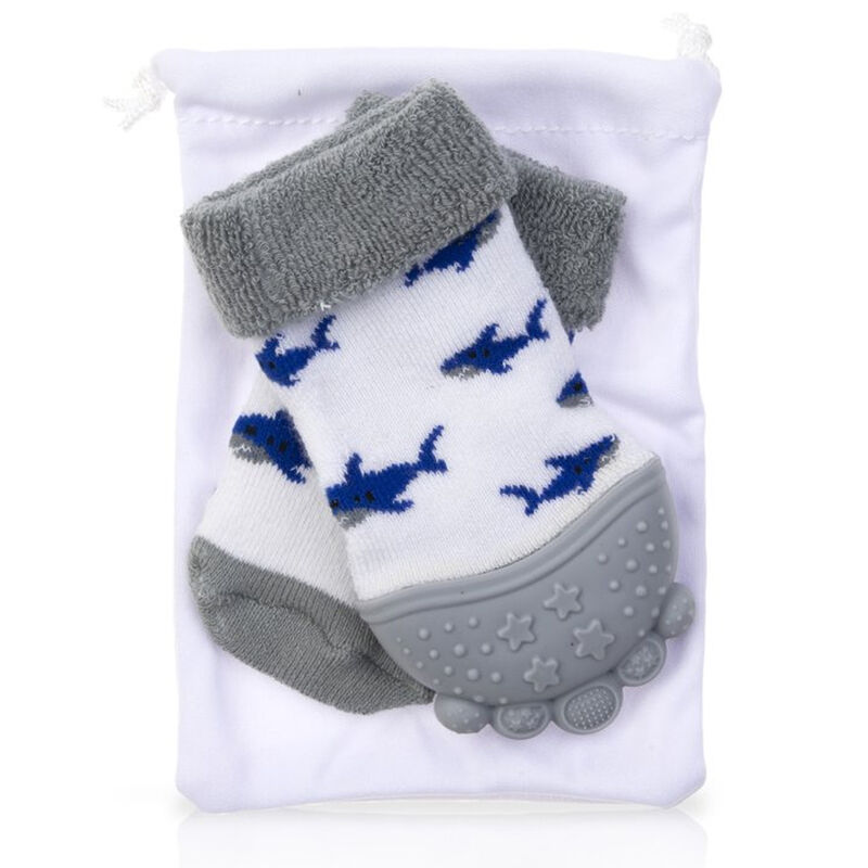 Calcet&iacute;n Con Mordedera Nuby Gris image number null