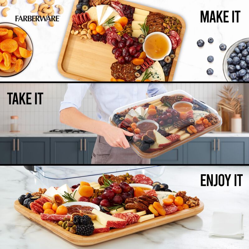 Tabla De Cortar Farberware Build-a-board Con Ta... image number null