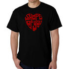 Camiseta Word Art Para Hombre - Shape of You - Negro