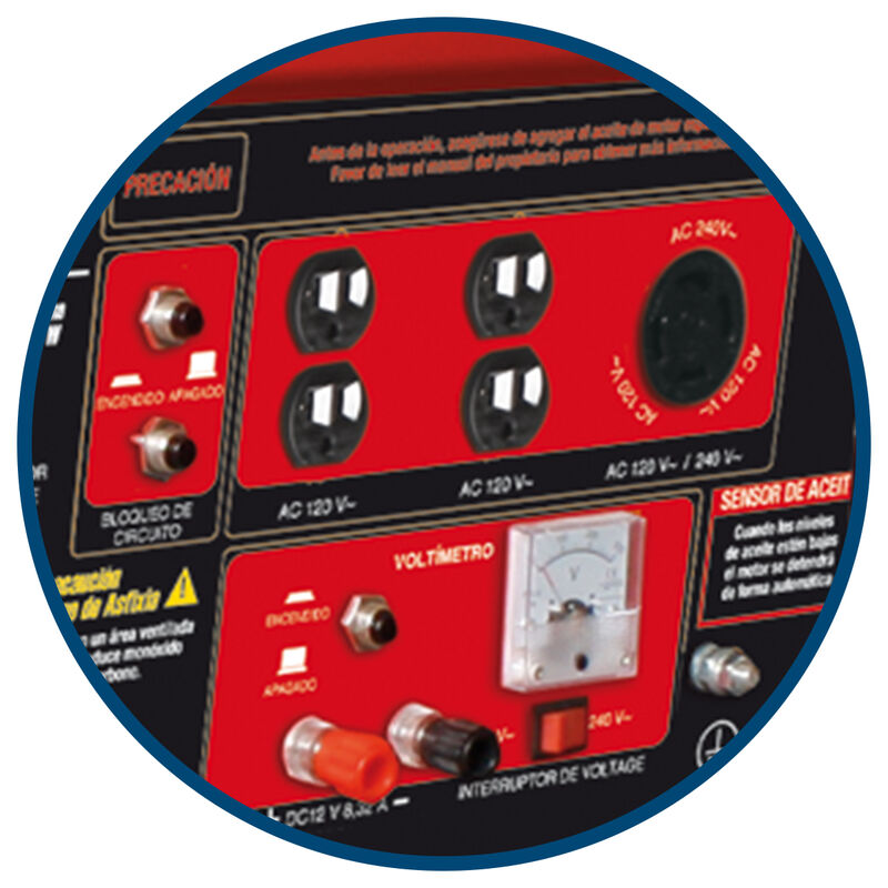 Generador Electrico Aksi Portatil a Gasolina 10... image number null