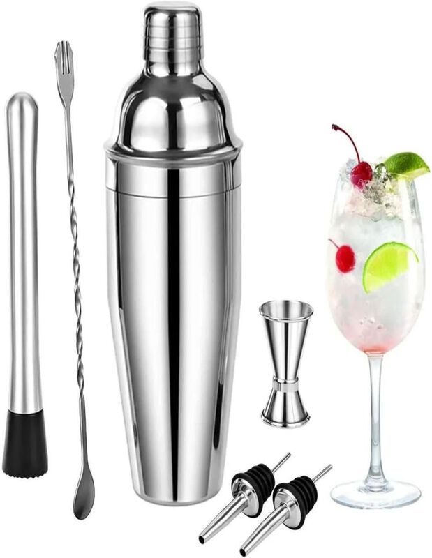 Set coctelera Casa BIU de acero inoxidable image number null