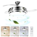 Ventilador De Techo Con Control Remoto L&aacute;mpara Led 42''