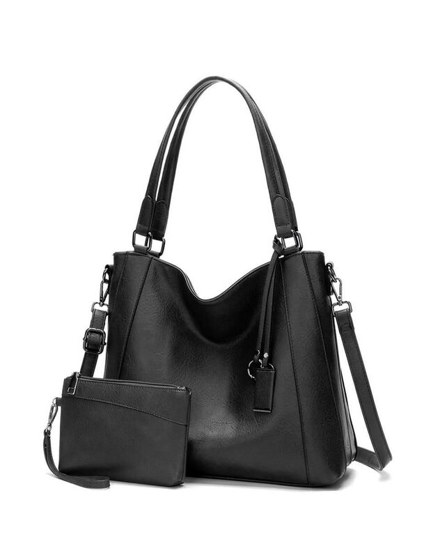 Bolsa Tote Pink Brule De Cuero Para Mujer image number null