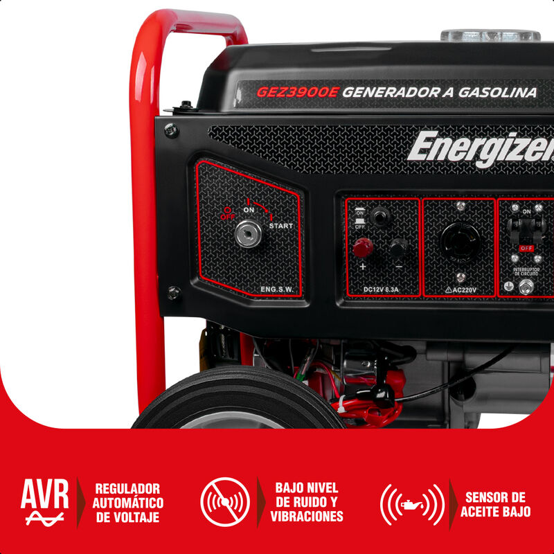 Energizer Generador a gasolina 3kW 208cc 15L GE... image number null