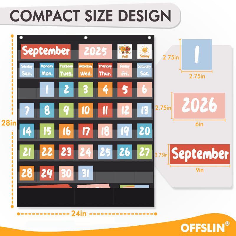 Calendario Offslin 71 cm X 62 cm, 70 Tarjetas, ... image number null