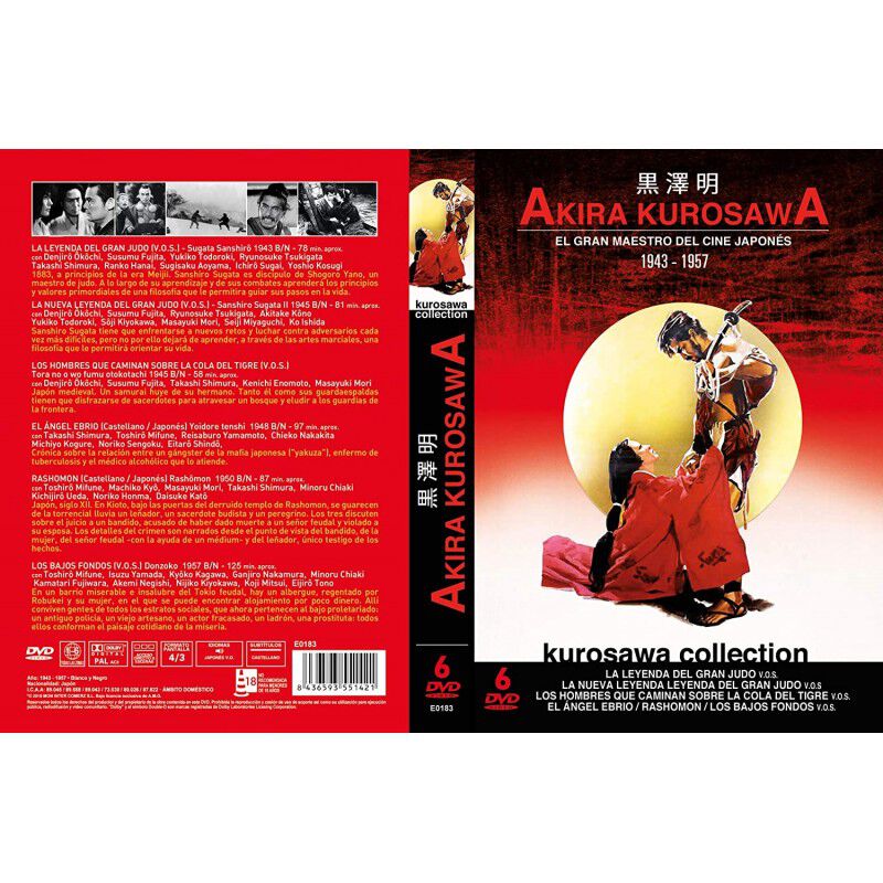 Recopilatorio Akira Kurosawa 6DVD [6 DVDs] image number null