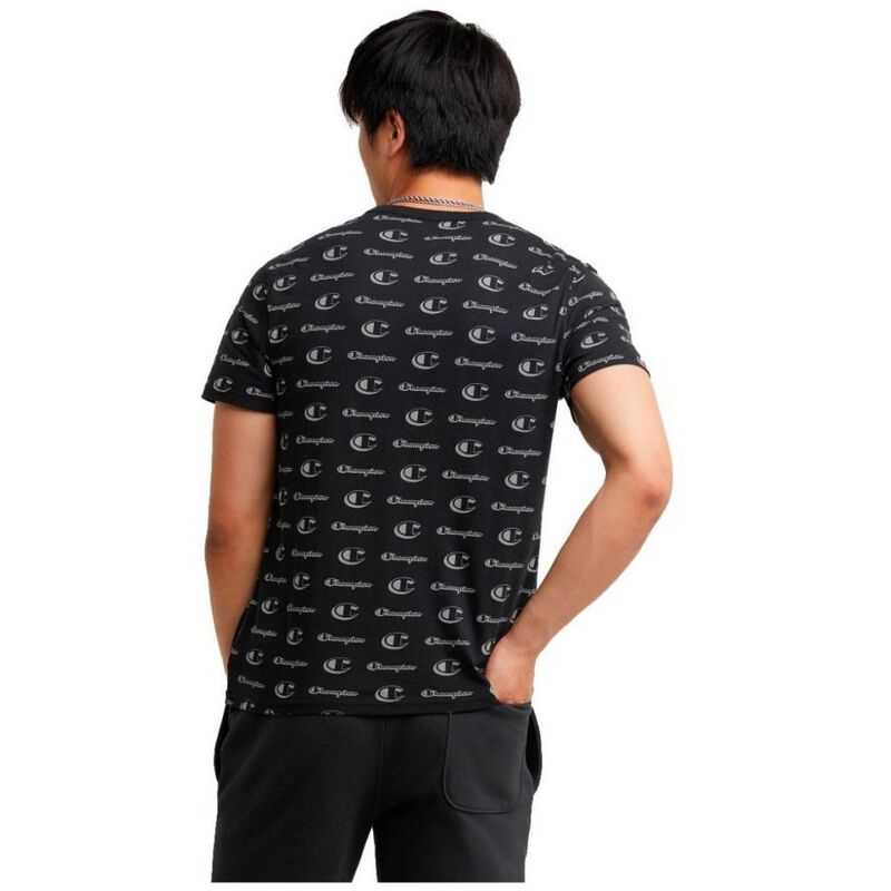 Playera Champion Classic Logo AOP para Hombre image number null