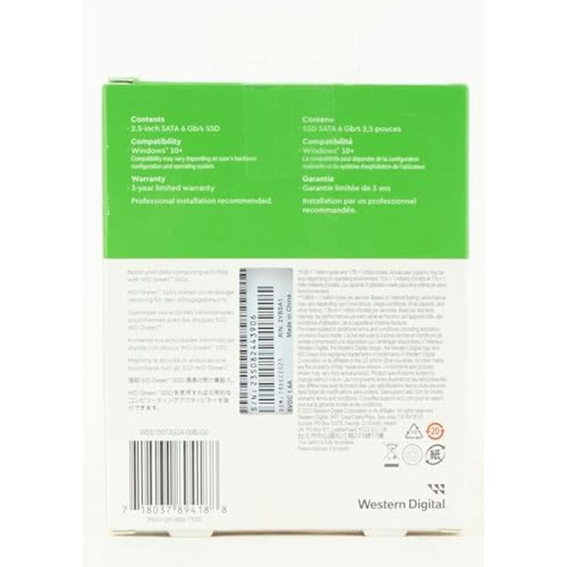 Ssd Western Digital Wd Green 1tb Sata Iii 2.5" ... image number null