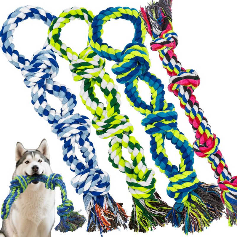 Juguetes De Cuerda Para Perros Rocfish Pack De ... image number null