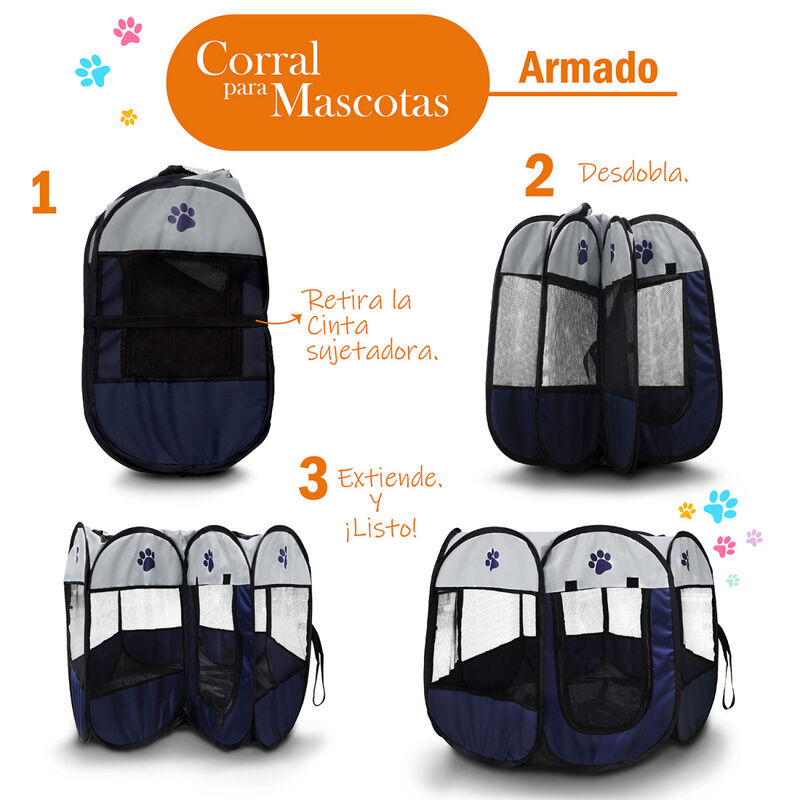 Corral Plegable Para Mascotas image number null