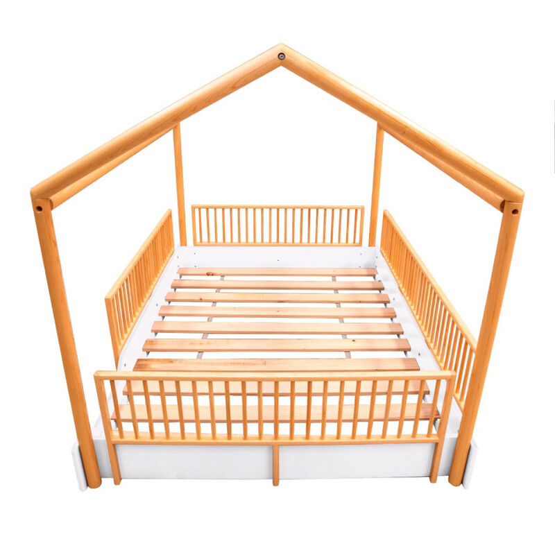 Matrimonial - Cama Casa Montessori de Madera Du... image number null