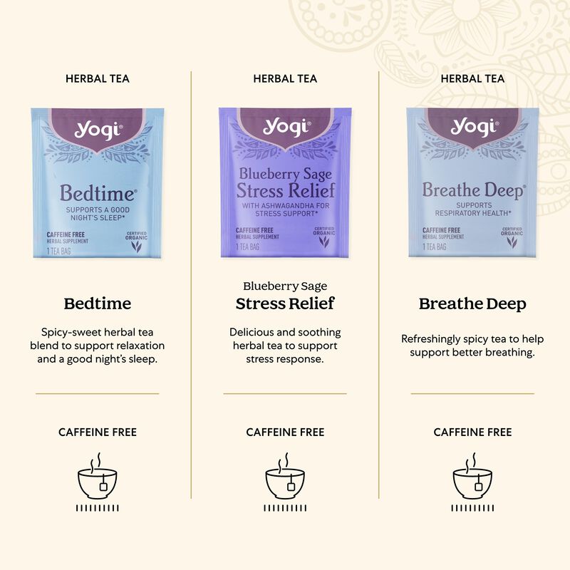 Caja De Regalo Tea Sampler Yogi Get Well, 45 Bo... image number null