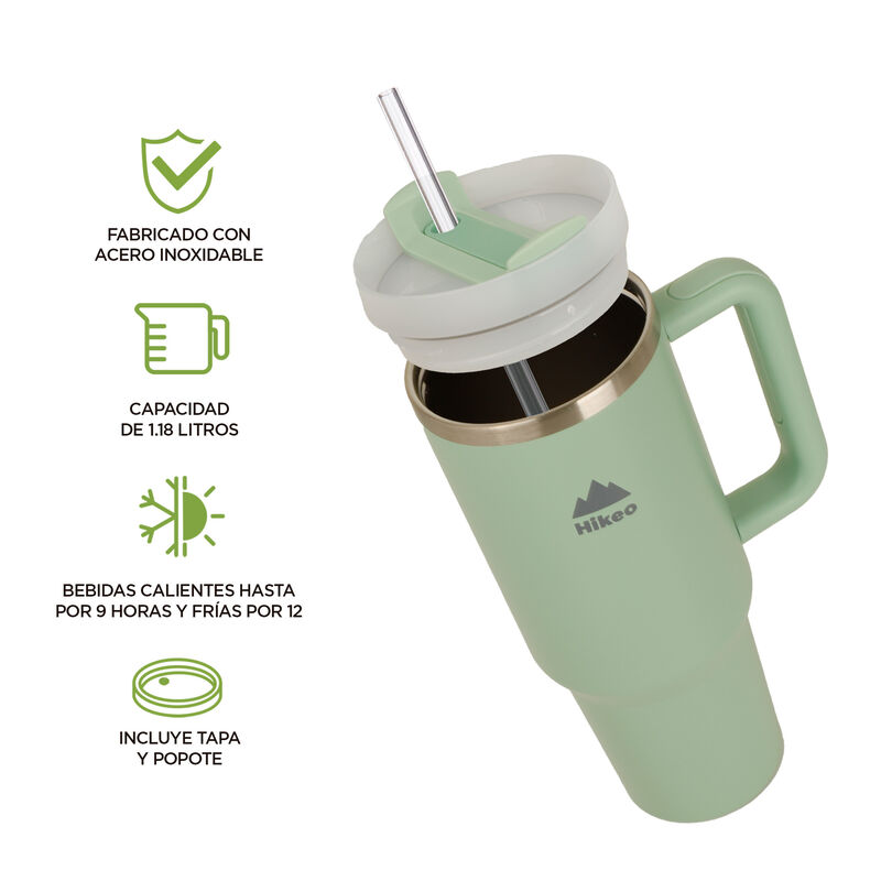 Termo para Agua y Caf&eacute; Acero Inoxidable HIKEO image number null