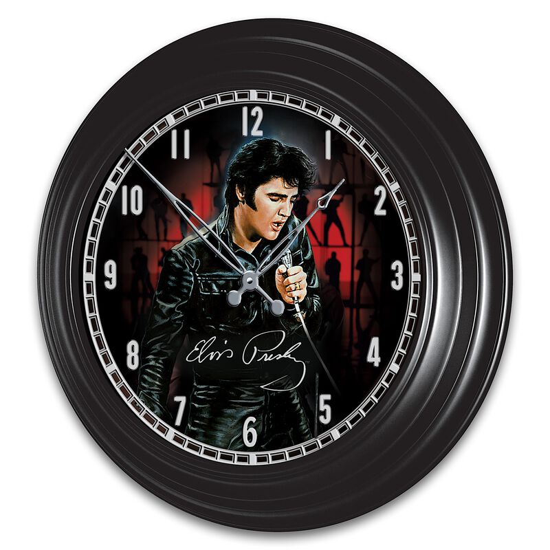 Reloj De Pared At&oacute;mico Elvis 36 cm &ndash; The Bradfo... image number null