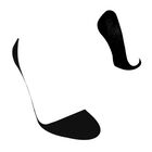 Fruit of the Loom 5 Pares de Liner para Mujer, Color Negro ,Talla Unitalla, Sin felpa