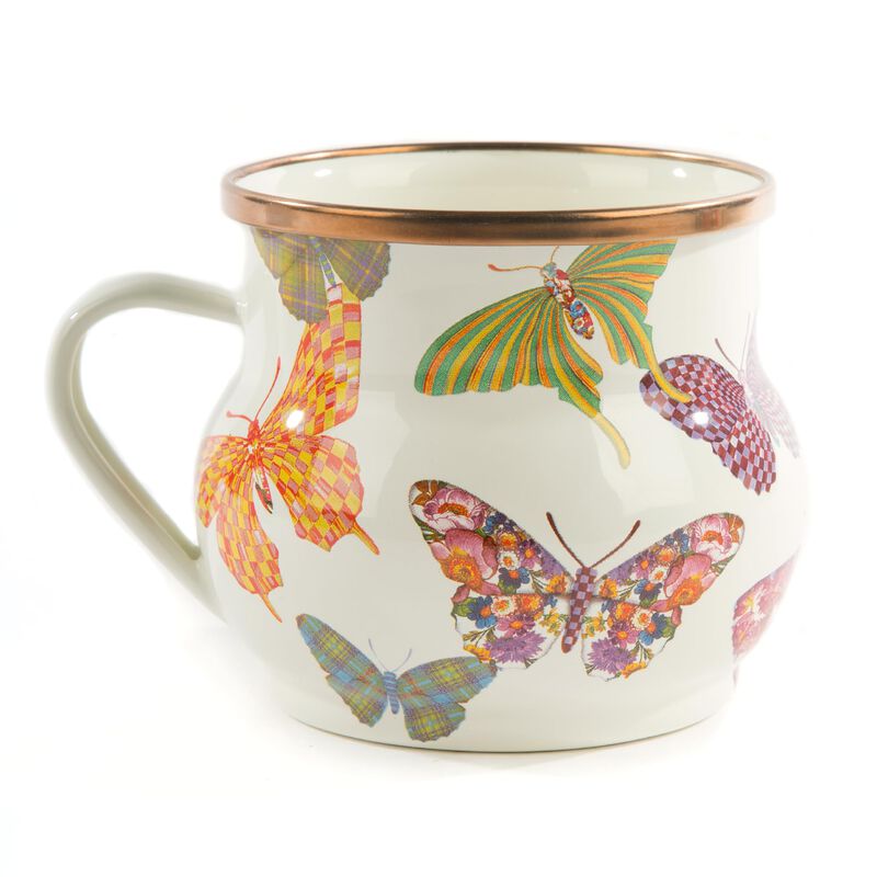 Taza De Esmalte Mackenzie-childs 473 ml Jard&iacute;n ... image number null