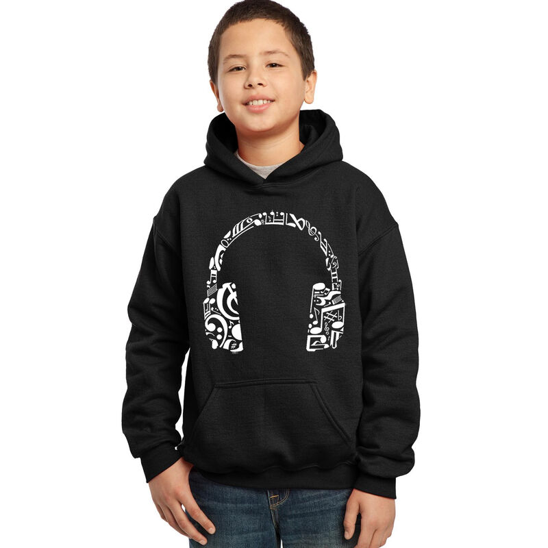 Sudadera Con Capucha Word Art Para Ni&ntilde;o - Aud&iacute;f... image number null
