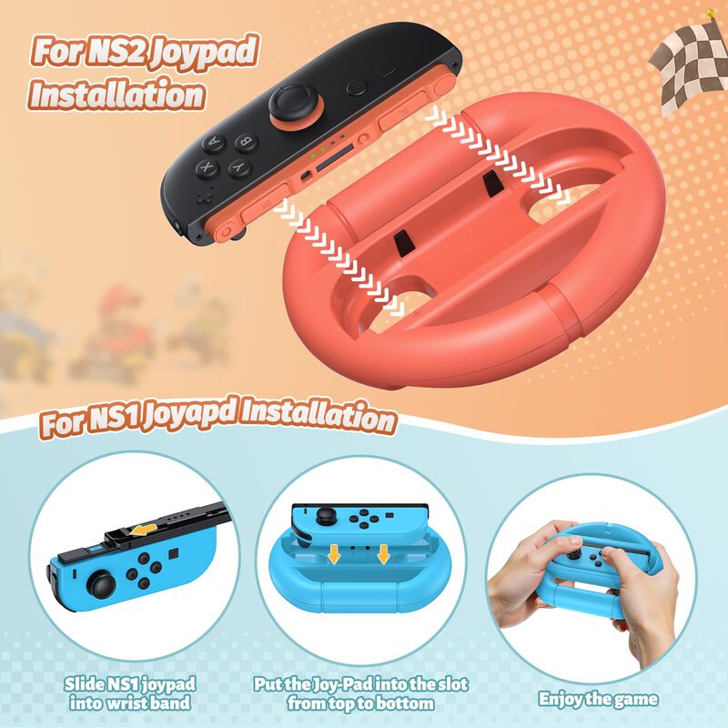 Volantes Kinwin para Nintendo Switch (Switch 2,... image number null