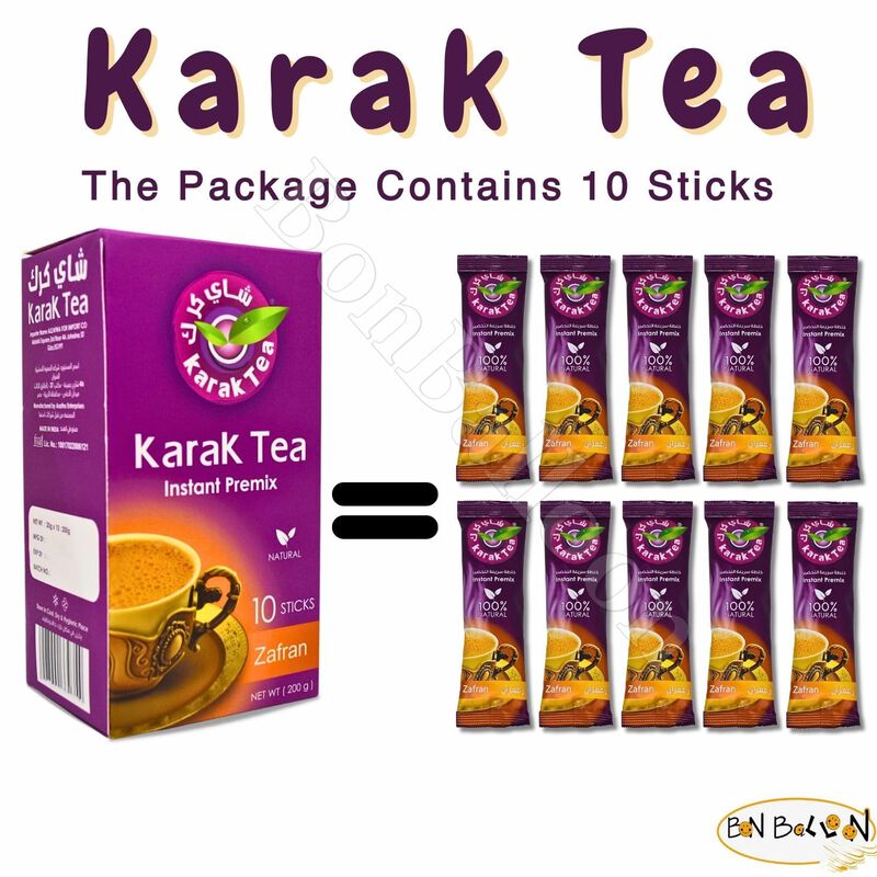 T&eacute; Bonballoon Karak Azafr&aacute;n 200 g 10 Sobres image number null