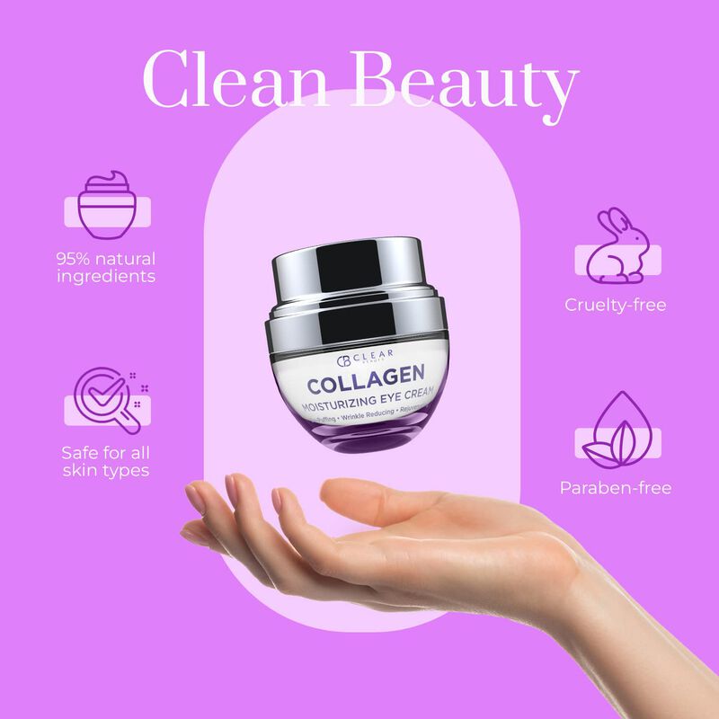 Crema para Ojos Clear Beauty con Col&aacute;geno, 30 m... image number null