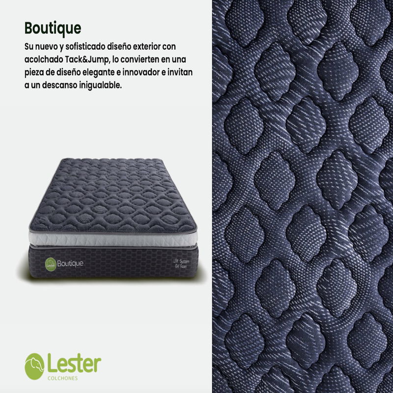 Colchón Lester Boutique Tamaño King Size - Líne... image number null