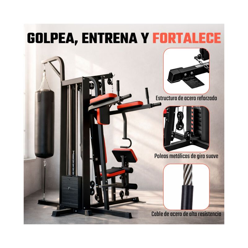 Gimnasio Multifuncional Fondos Dominadas Box Mu... image number null