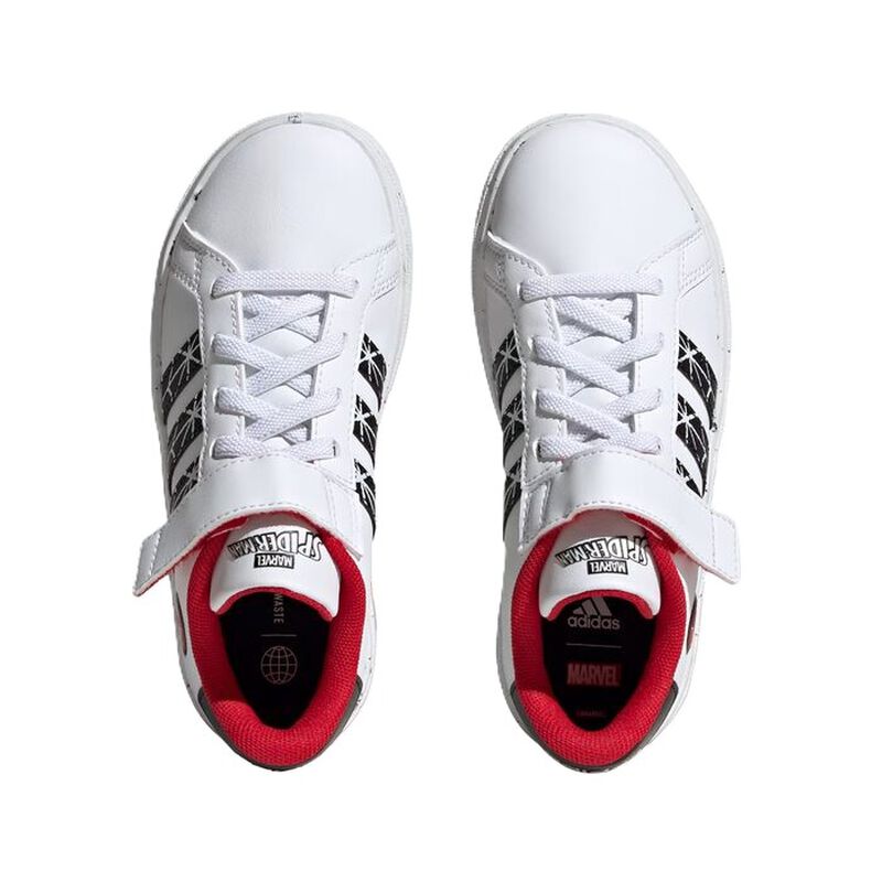 Tenis Ni&ntilde;o Adidas Grand Court Spiderman Blanco ... image number null