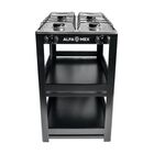 Parrilla De Estante Alfamex 4 Quemadores Negra 412