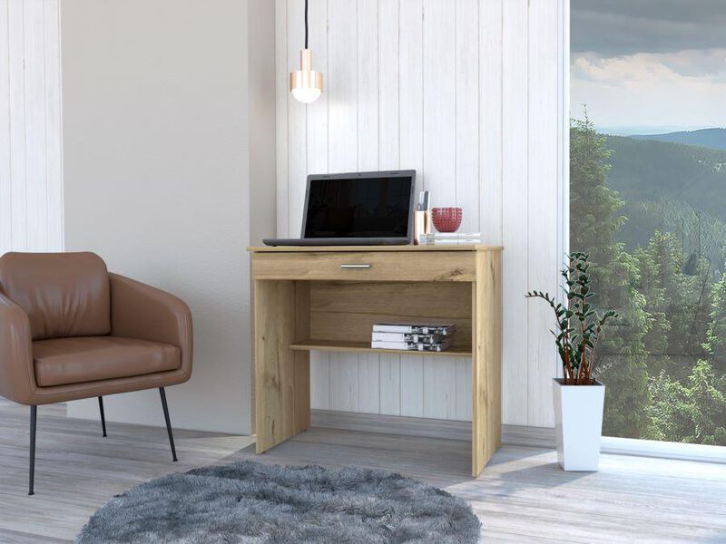 Escritorio Eros, Caf&eacute; Claro, Virtual Muebles image number null