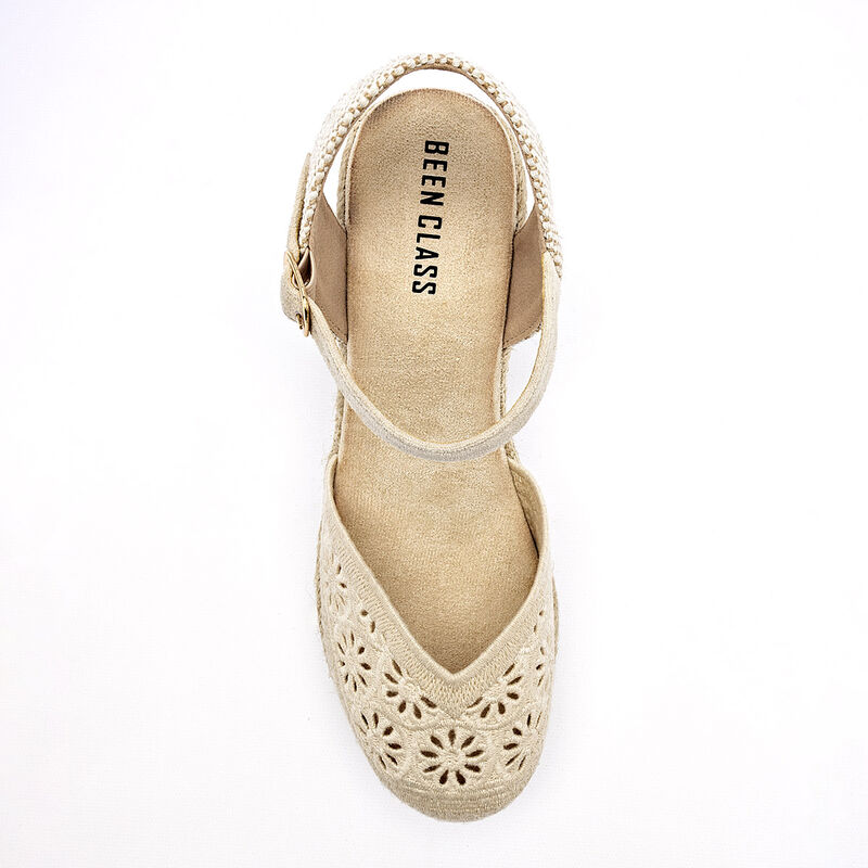 Been Class alpargata plataforma para mujer latt... image number null