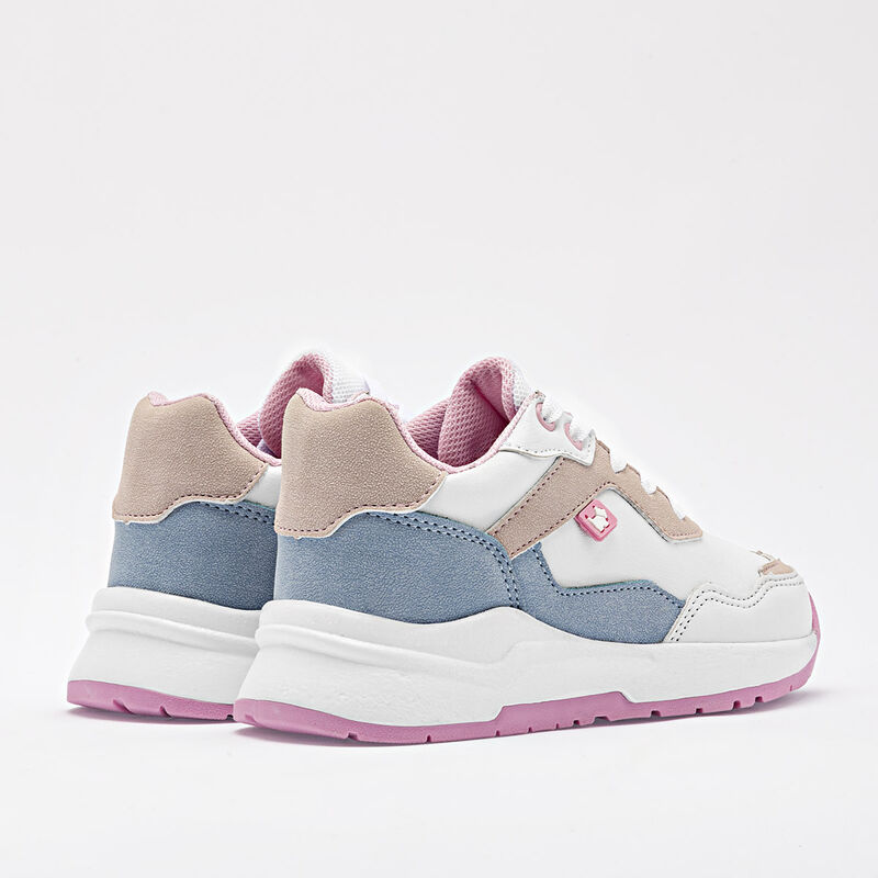 Ferrioni Tenis urbano para ni&ntilde;a blanco azul bei... image number null