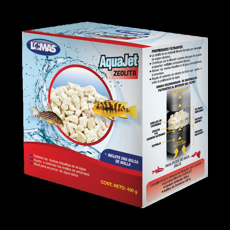 Lomas Aquajet Zeolita Para Peceras Y/o Acuarios... image number null