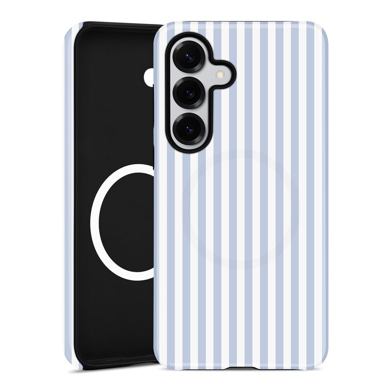 Funda Magn&eacute;tica Rayas Azules para Samsung Galax... image number null