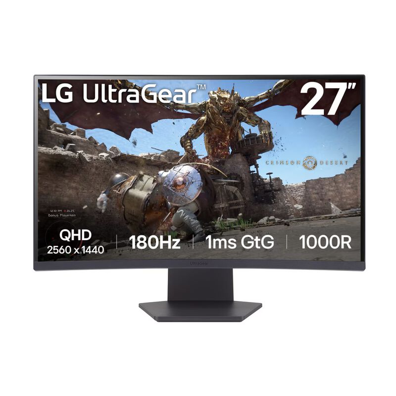 Monitor LG UltraGear 27" QHD 180Hz Curvo VA &ndash; M... image number null