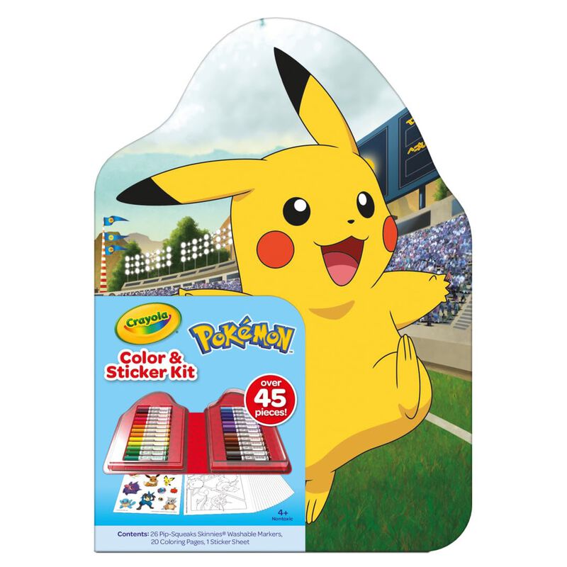 Art Kit Crayola Pok&eacute;mon Con 26 Rotuladores Lava... image number null