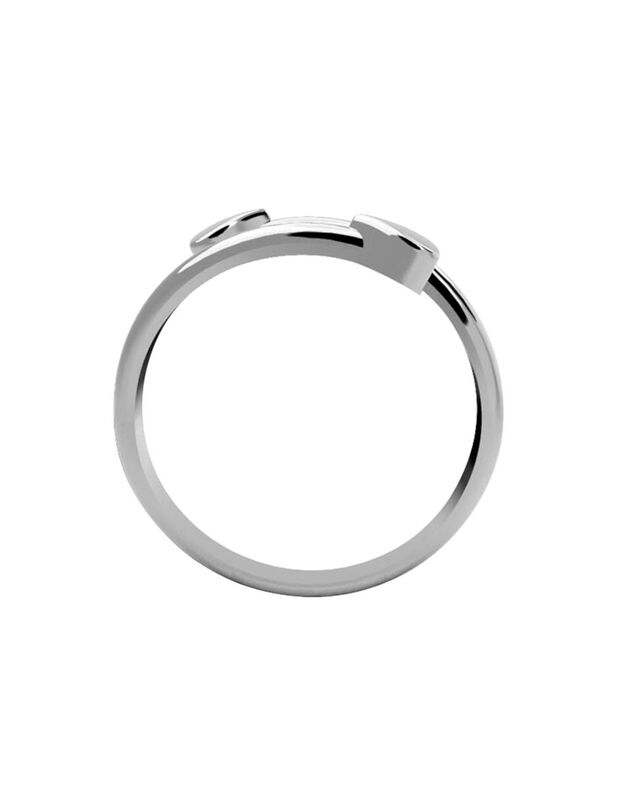 Anillo de Compromiso en Oro Blanco 14K con Circ... image number null