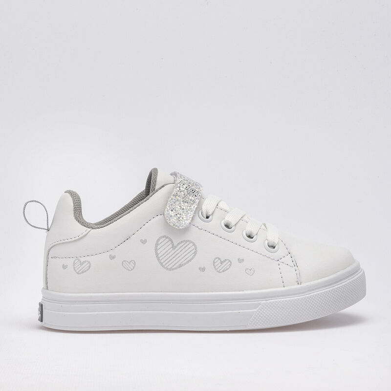 C>libre Tenis Para Ni&ntilde;a Blanco Plata Cod 120313... image number null