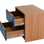 Bur&oacute; kappesberg  R261 CNAZP B de 53 X 53.5 X 38.5 cm color canela azul ort