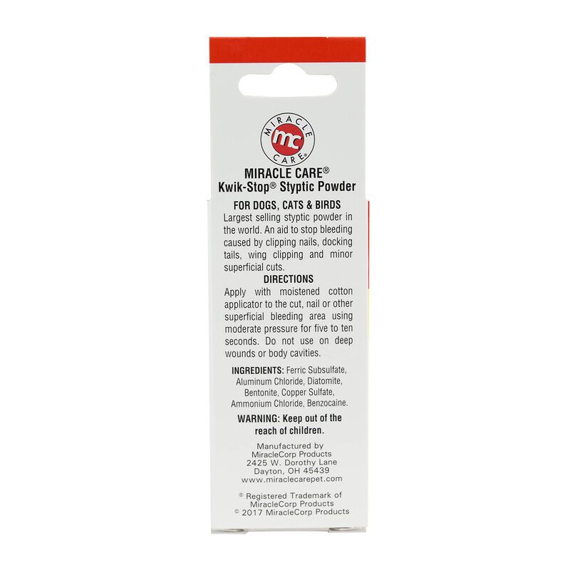 Polvo Astringente Miracle Care Kwik Stop, 15 Ml... image number null