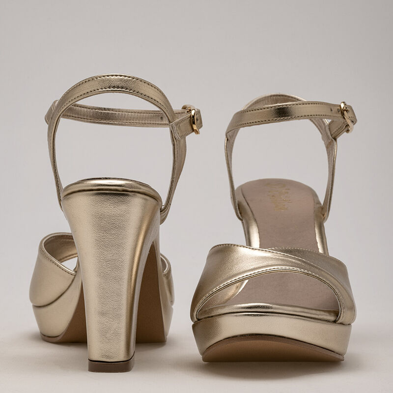 D'Cristian Zapatillas de fiesta para mujer dora... image number null