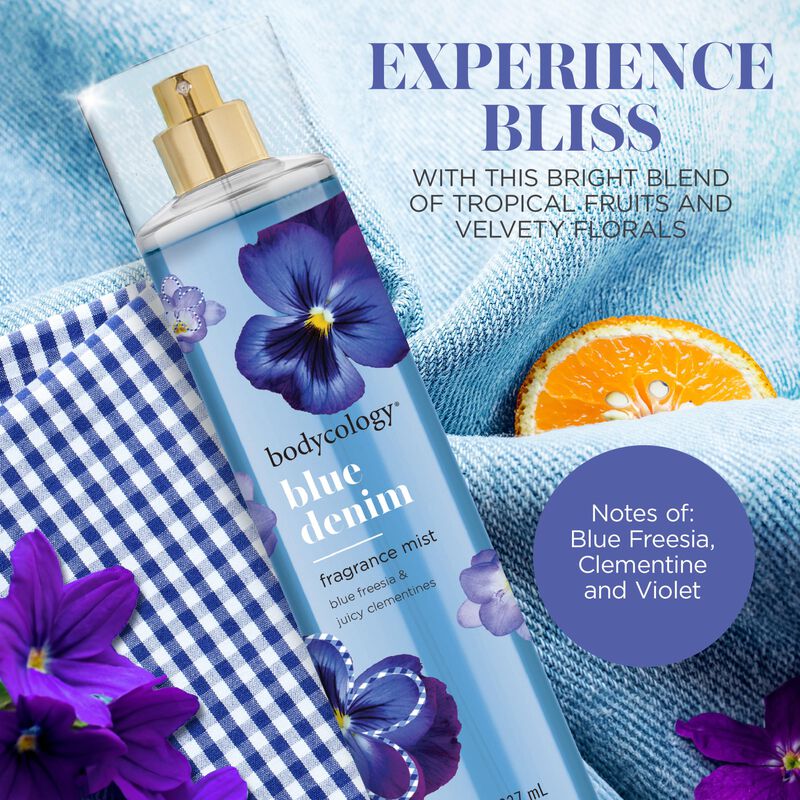 Body Mist Bodycology Blue Denim De Larga Duraci... image number null