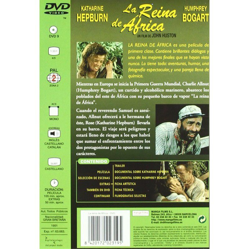 La Reina De &Aacute;frica [dvd] image number null