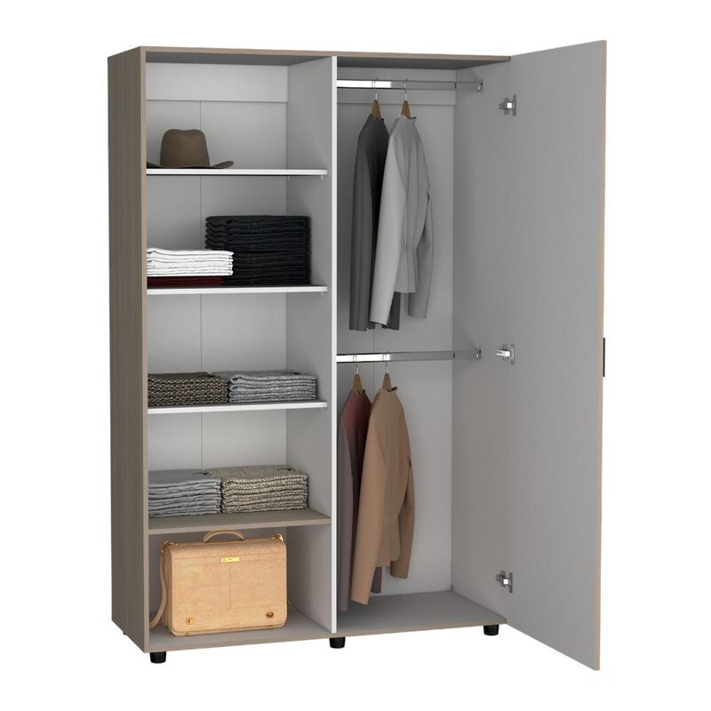 Closet Eco Bardolino y Blanco Virtual Muebles image number null