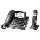 Tel&eacute;fono Inal&aacute;mbrico Panasonic Tres Ext KX-TGF870B (Reacondicionado Certificado)