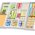 Caddy Marbrasse Organizador De Caj&oacute;n Expandible Blanco Con 10 Compartimentos